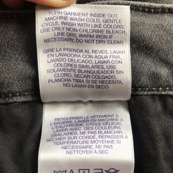 NYDJ Charcoal grey super skinny jeans 12 - Picture 14 of 15